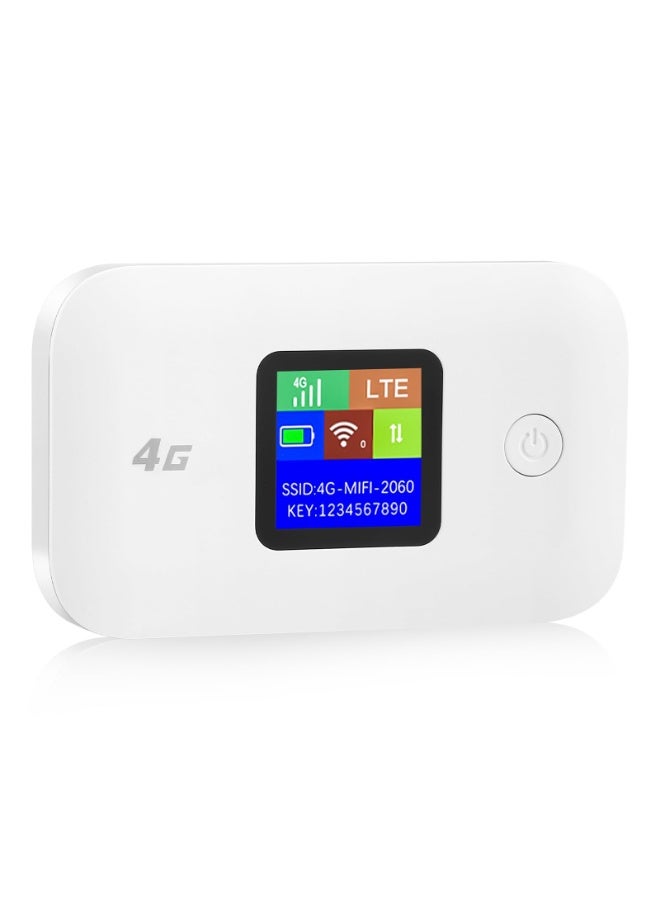 Compare Portable Wireless 4G LTE WiFi Router, Pocket Mobile Hotspot with SIM Card Slot, 150Mbps, 2100mAh Battery, TypeC, Supports 8–10 Users at KSA Price