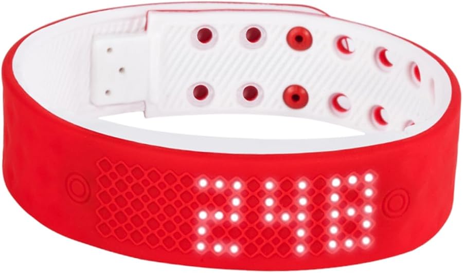 Compare Mikikit Luminous LED Sports Bracelet Watch Silicone Fitness Tracker Step Counter Black at KSA Price