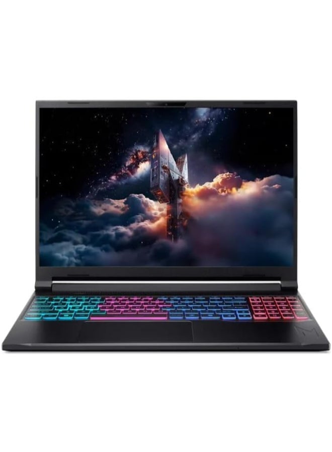 Compare Nitro V16S Slim Gaming Laptop 14th Gen Intel Core 9270H 14 Cores Upto 5.8GHz16GB DDR5 RAM1TB SSD8GB NVIDIA®GeForce®RTX 507016 WQXGA IPS 180HzW11 UpgradedWiFi6RGB KBBlack English black at KSA Price
