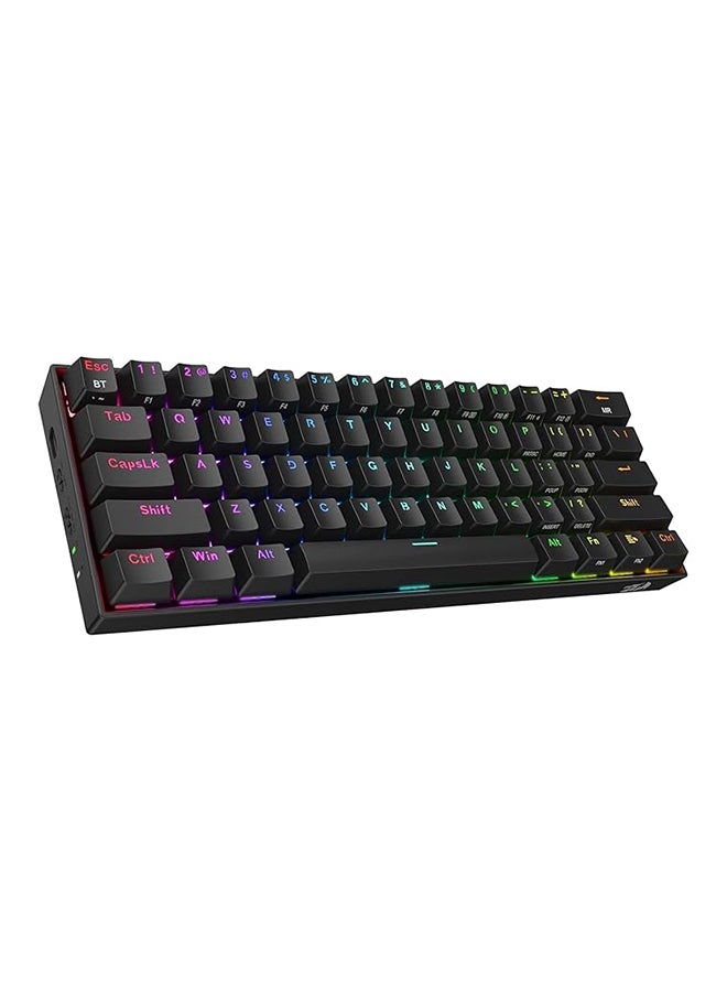Compare Redragon Draconic Pro K530 61Key 60% Mechanical Gaming Keyboard, RGB Backlit, Outemu Brown Tactile Switches, HotSwappable Keys, Bluetooth 5.0  2.4GHz Wireless  USBC Wired TriMode Connection, Rechargeable Battery | K530RGB PRO RED at KSA Price