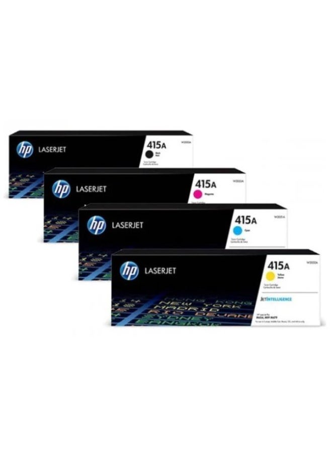 HP 415A Toner Cartridges 4 Color Set for…