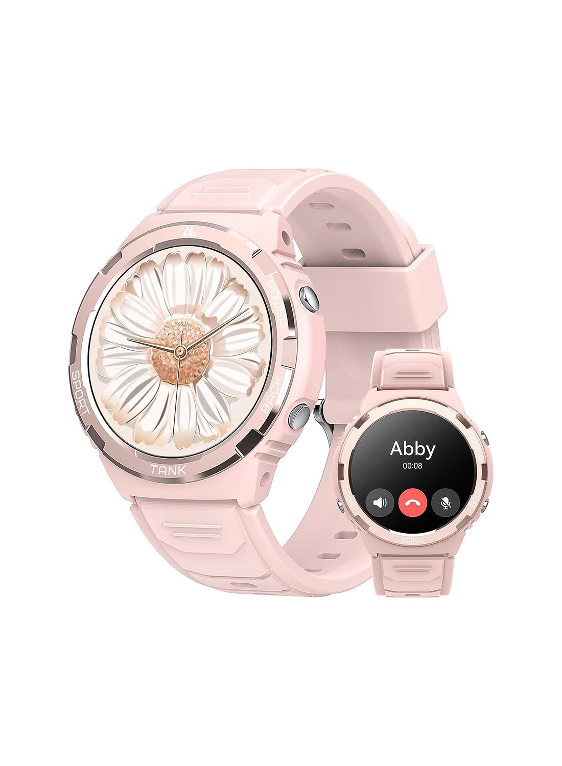 Compare Smart Watch 1.3Inch AlwaysOn AMOLED Display With HiFI Bluetooth Calling Function With 5 ATM And IP69K Pink at KSA Price