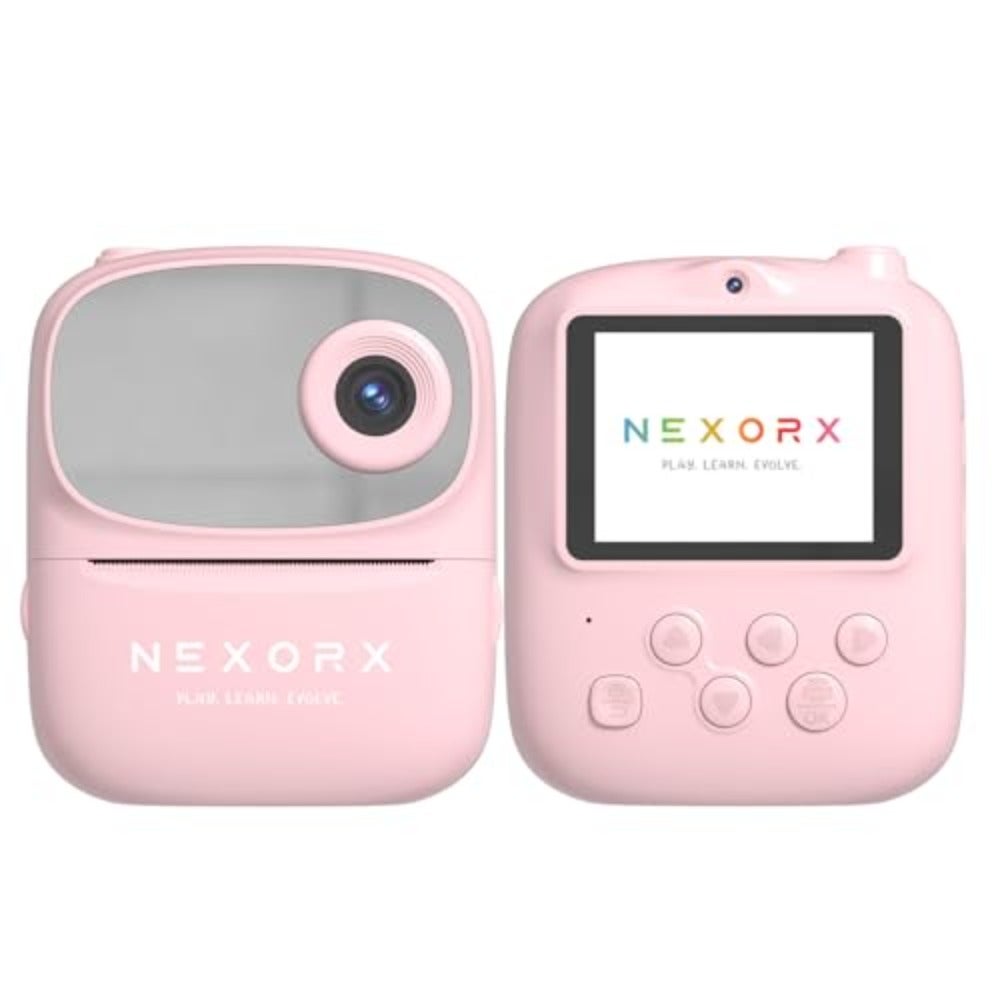 Compare Digital Camera with Instant Print 2.4Inch IPS Screen 1080P Dual HD Lens Thermal Printing Builtin Games MP3 Player 800mAh Battery For Ages 312 Pink at KSA Price