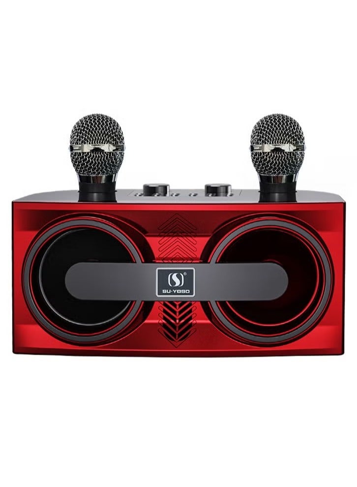 Compare M25 Karaoke Speaker Bluetooth Wireless Mic – Excellent Sound Quality, Easy Control, Wireless Connectivity, Perfect for Karaoke, Parties & Events at KSA Price