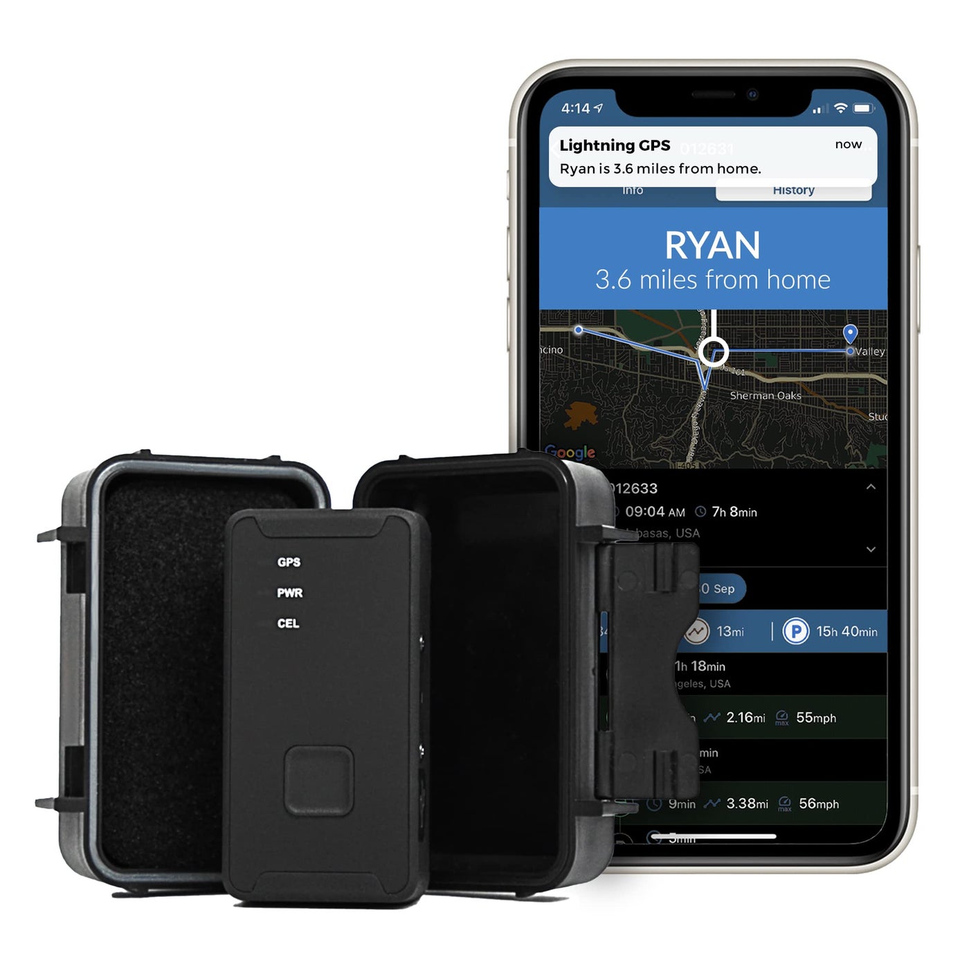 Compare Lightning GPS GL300 Car Tracker Device for Vehicles wMagnetic Case – Hidden GPS Tracker for Fleet Security, Long Range Vehicle Tracking, Discreet, Ideal for Cars and Trailers, Subscription Required at KSA Price