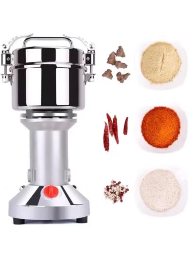 Compare Electric Powder Grinder with Copper Motor, 1000W, 220V 50Hz, Grinding Machine for Grains, Spices, Herbs, Cereals and Coffee Beans, Kitchen Food Grinder at KSA Price