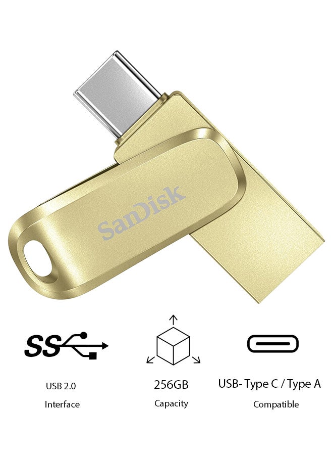 256GB Ultra Dual Drive Luxe USB Type-C - Up…