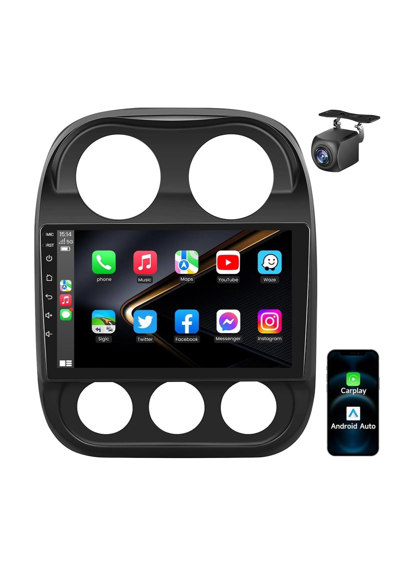 Android Car Stereo for Jeep Patriot Compass…