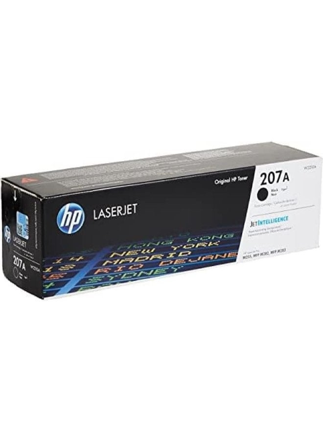 Compare 207A Black Original LaserJet Toner Cartridge W2210A, Works With HP LaserJet Pro M255, M282, M283 Printers Black at KSA Price