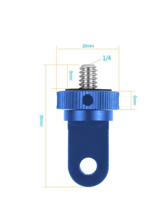 Compare Applicable To Gopro Hero1110 Small Ant Adapter Tripod Mini Adapter Seat Aluminum Alloy 14 Adapter HeadColor:Three GenerationsBlue at KSA Price