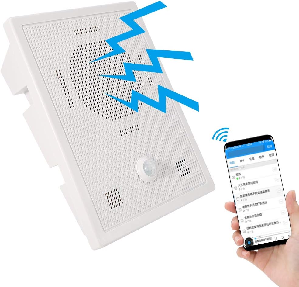 Compare Voice Recordable Audio Player, Entrance Welcome Doorbell, Entrance Greeting Speaker for Shop Store Supermarket with High Decibel Motion Sensor US at KSA Price