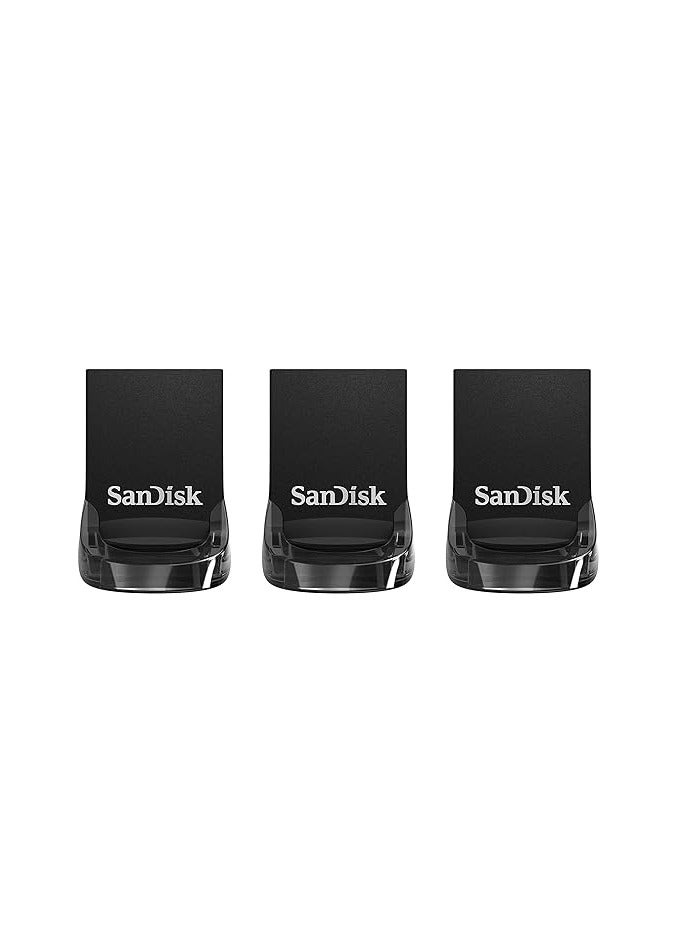Compare 32GB 3 Pack Ultra Fit USB 3.1 Flash Drive 3x32GB SDCZ430 032G G46T, Black, 32GB 3Pack at KSA Price