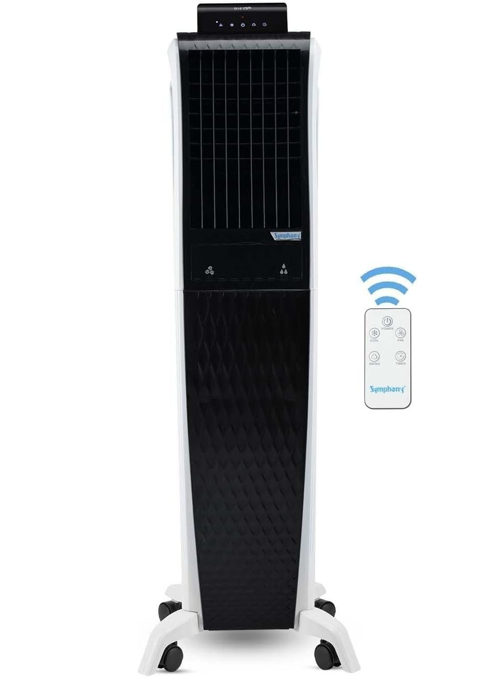 Compare Portable Tower Air Cooler For Home, Office with 3Side Honeycomb Pads, PopUp Touchscreen, iPure Technology and Low Power Consumption, Black – 1year Warranty 55 L Diet 3D 55i WhiteBlack at KSA Price