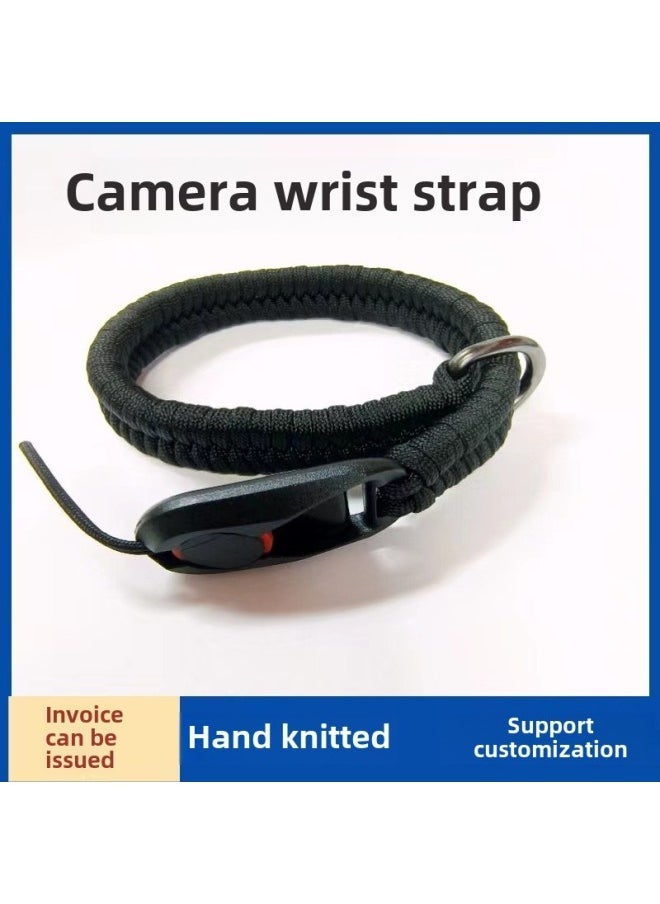 Compare Quick Release Buckle Camera Strap Woven Camera Hand Rope SLR Micro Single Camera Camera RopeColor:Black at KSA Price
