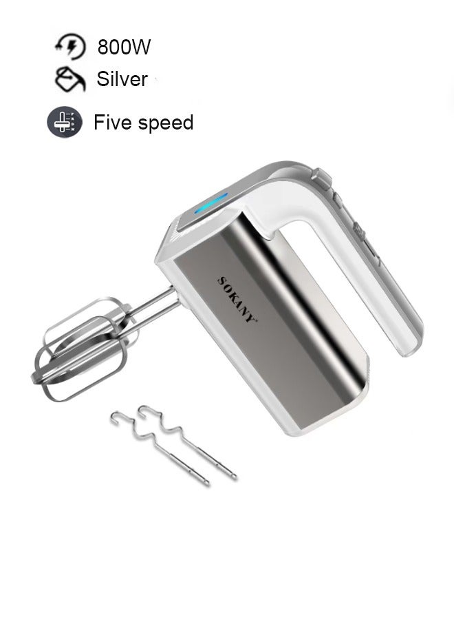 Hand Mixer, 800W Handheld Mixer, Electric Egg Beater,…