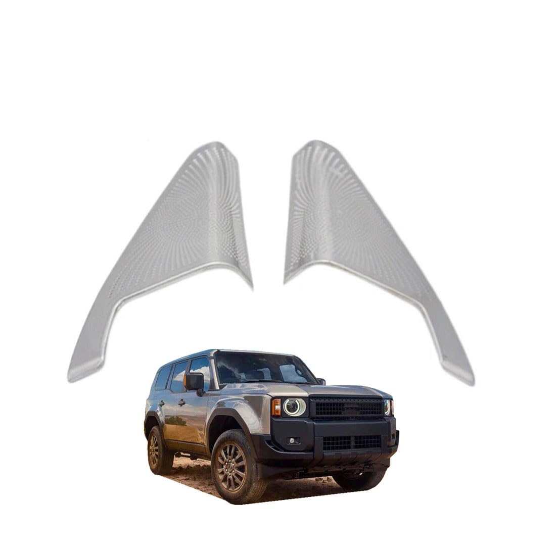 Compare Car Speaker Triam Cover for Prado LC250 2024+ Stainless Steel Frame Metal Mesh Grill Cover Audio Decorative Protective Accessories,Frontdoortweetercover2pcs at KSA Price