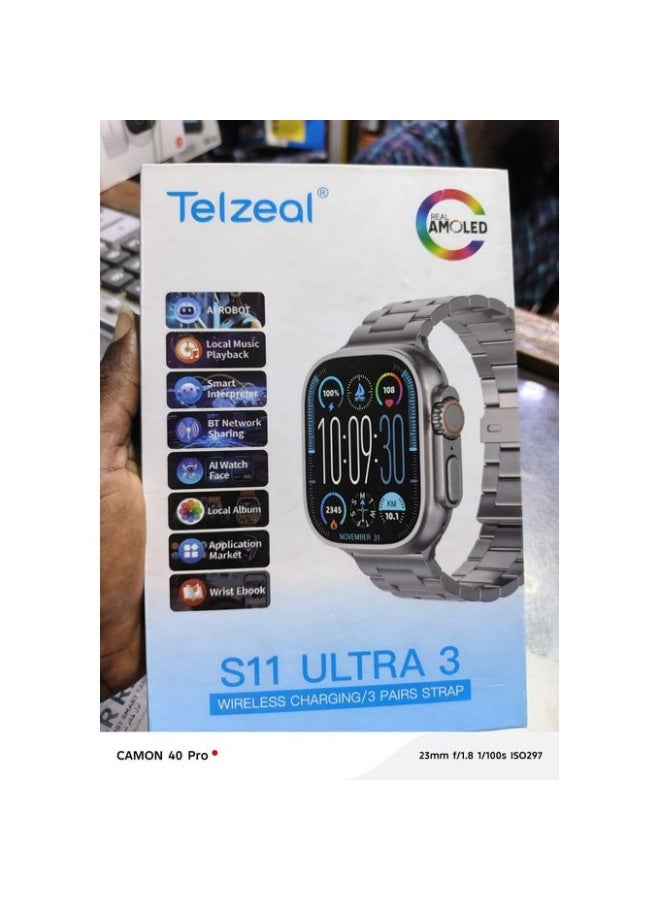 Ultra 3 AMOLED Smartwatch with High-Definition…