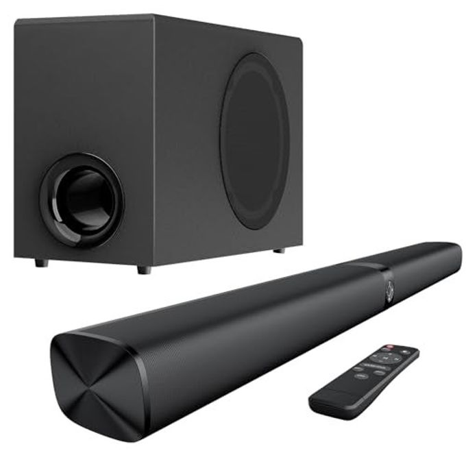 Sound Bar With Subwoofer, 110W Sound Bar With…