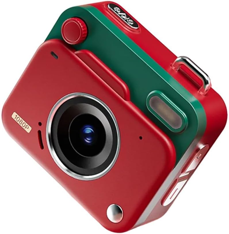 Compare Mini Retro Digital Camera Red 8MP CCD Sensor 1080P HD Video Compact Size at KSA Price