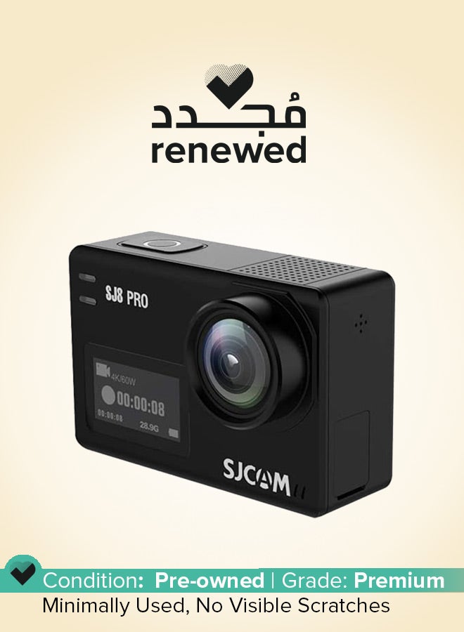 Compare Renewed  SJ8 Pro 12 MP 4K 60fps 2.33 30M Waterproof IPS Touch Screen  BLACK at KSA Price