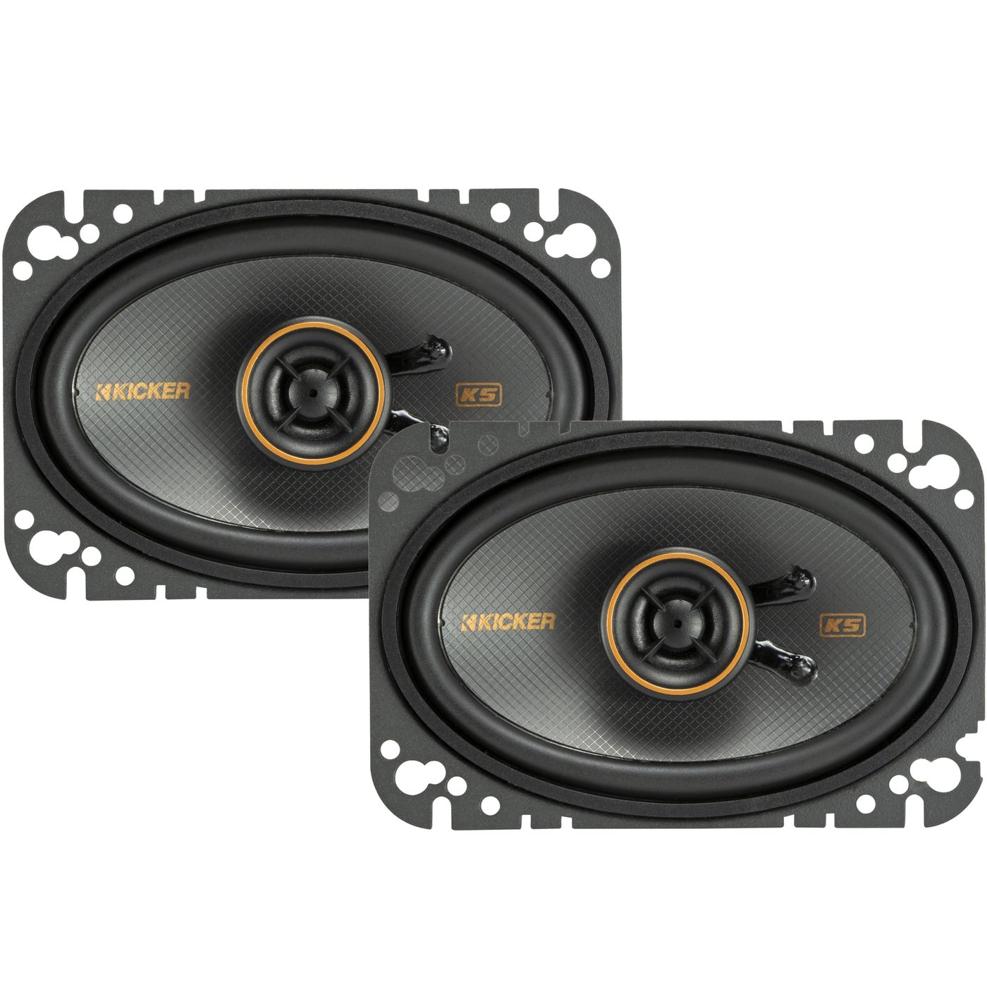 Kicker 51KSC4604 KSSeries 4x6 Coaxial Speakers…