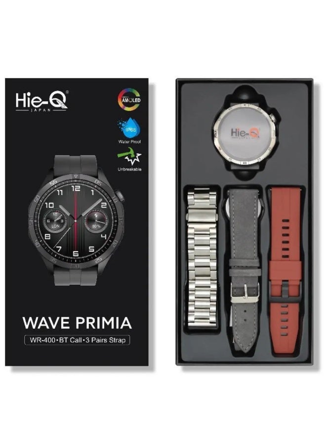 Japan Wave Primia WR-400 Smart Watch with 3 Interchangeable…