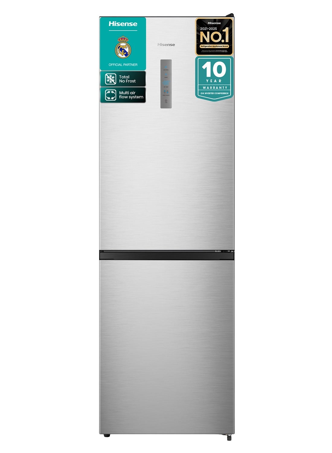 Compare Two Door Bottom Mount Refrigerator  390L Freezer Fridge , Frost Free, Multi Air Flow  RB3N390NDC1 Silver at KSA Price
