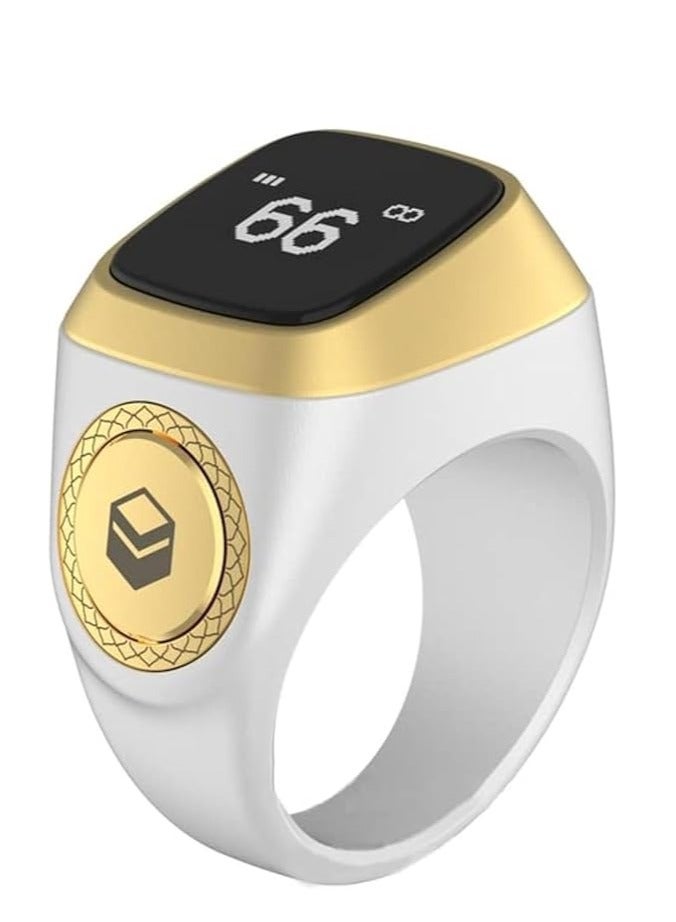 Compare Smart Tasbih Zikr lite Ring, Muslim Prayer, Prayer timing reminder, OLED display Tasbih Counter, Smart Ring, Waterproof White 20 mm at KSA Price