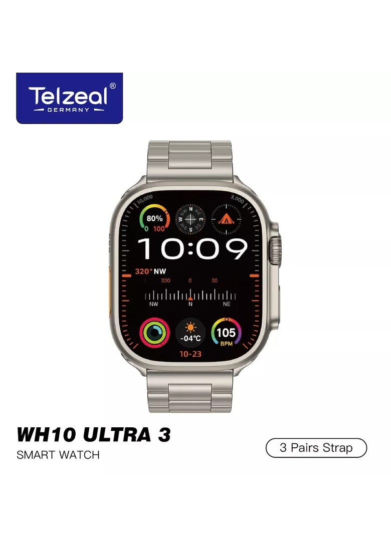 Telzeal WH10 Ultra 3 Smartwatch