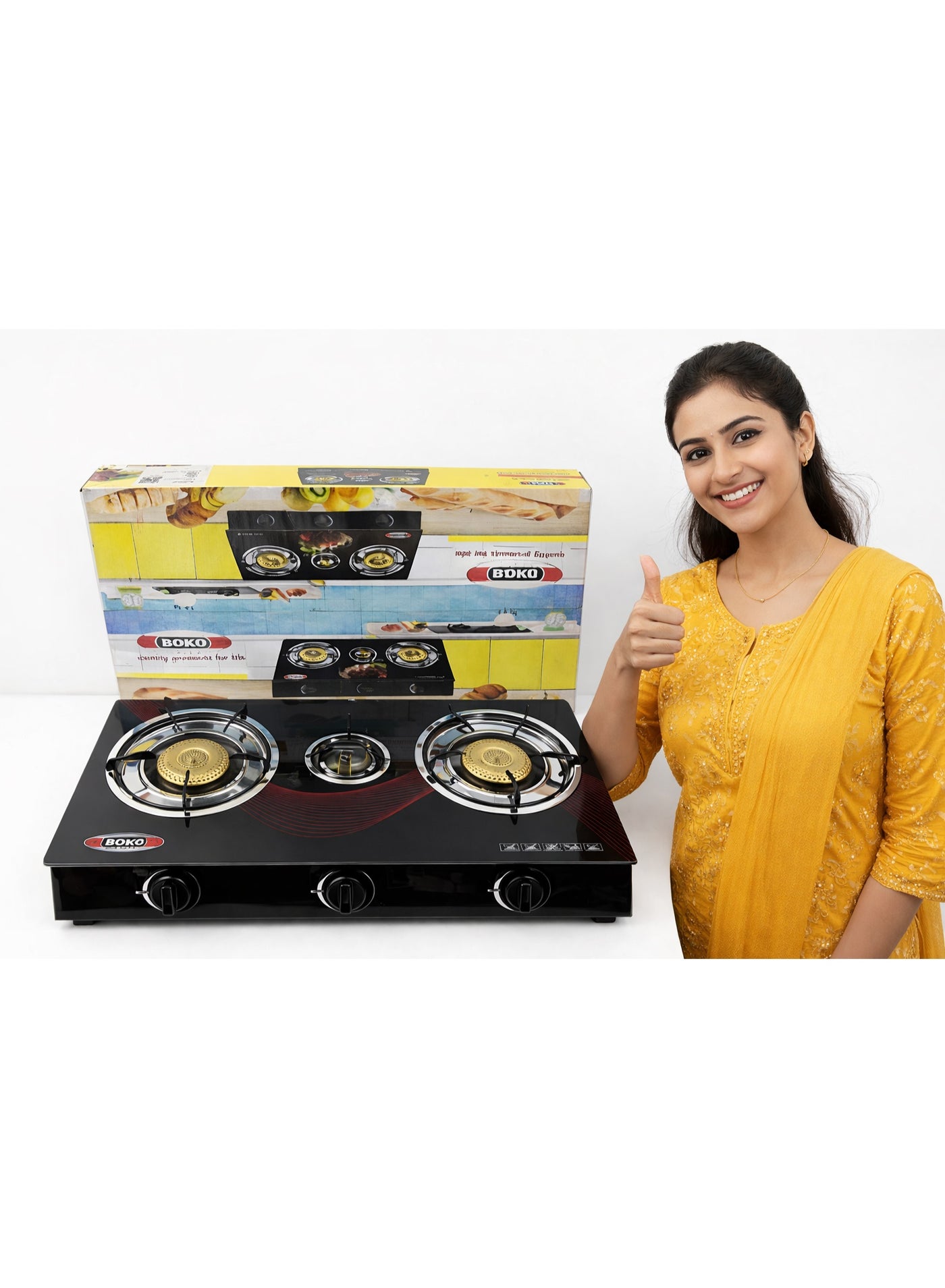 Compare BOKO 2 Burner LPG Gas Stove with Heavy Brass Burners and Manual Ignition Premium quality gas stove with fast heating performance, rust resistant body, sturdy pan stands, heat resistant knobs, sleek modern design, energy efficient flame control, easy maintenance, perfect for daily cooking. at KSA Price