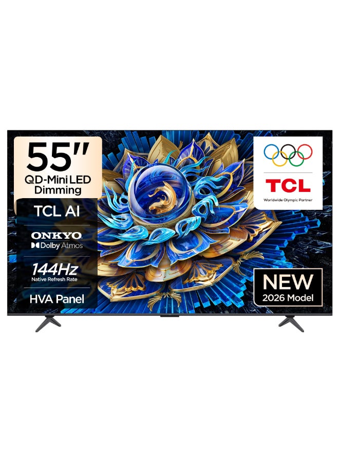 Television 55 Inch 4K QD-Mini LED Dimming…