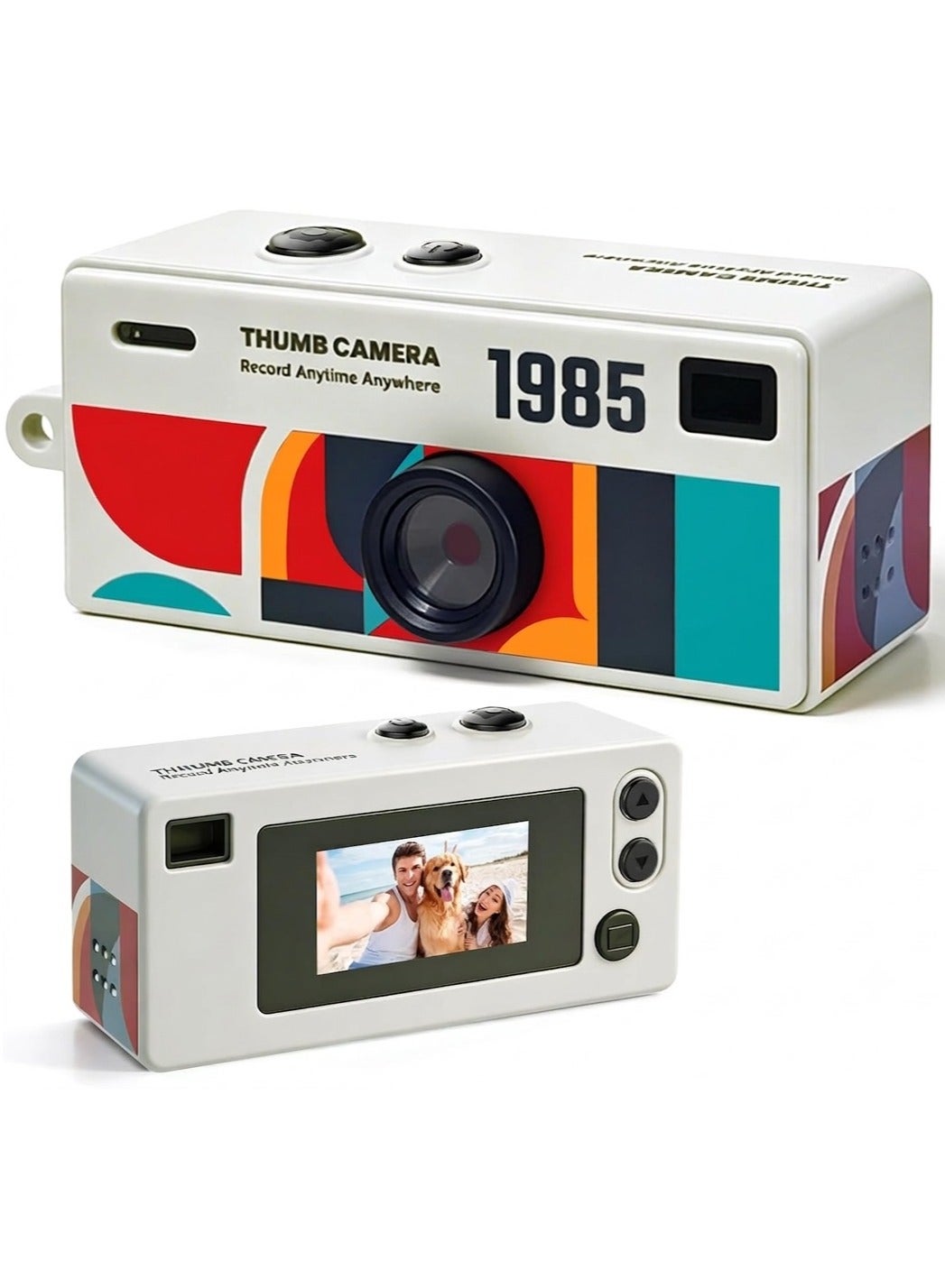 Mini Digital Camera, 1080P HD with 130° Wide Angle…
