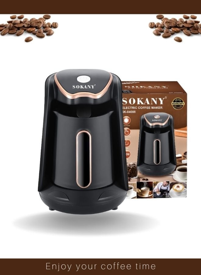 Turkish Coffee Maker,4 Cups,250ml,600W Electric Coffee…