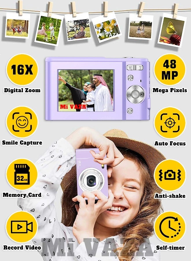 Compare 1080P Mini Home Student Camera 48 Megapixel HD Card Machine With 32GB Memory Card at KSA Price