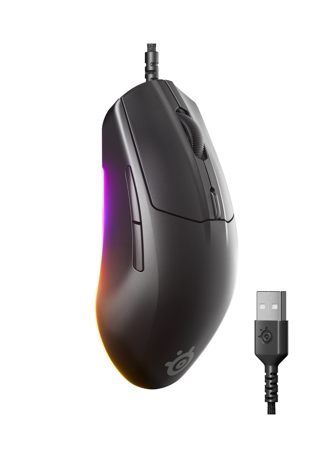 SteelSeries Rival 3 Gen 2 Wired Mouse, Symmetrical…