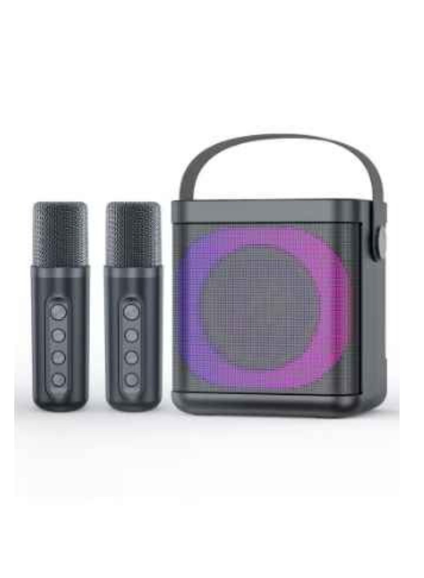YS-307 Karaoke Bluetooth Speaker Dual Microphone Card…