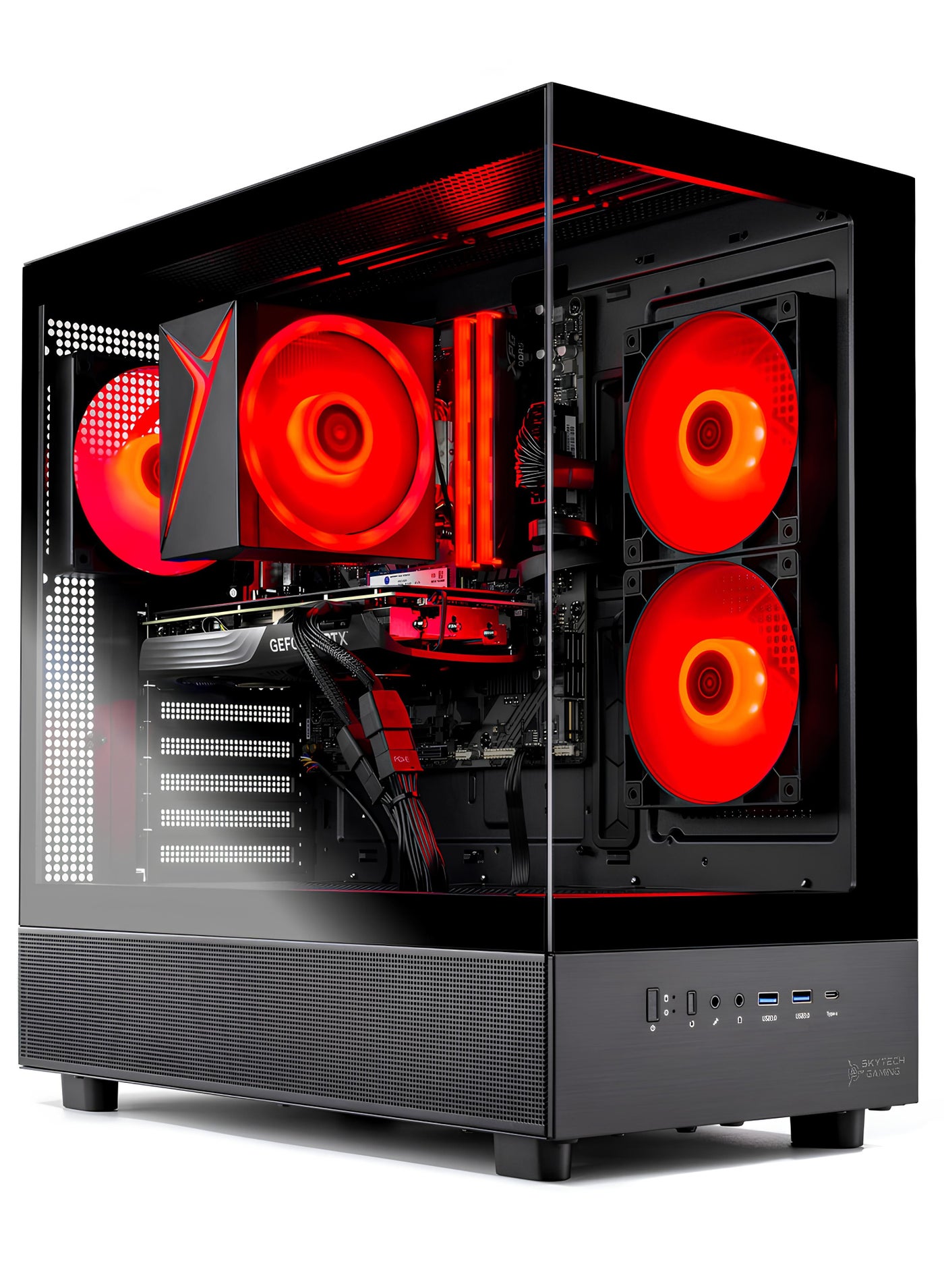 Compare NEXTGEN Gaming Desktop – Intel i514400F | RTX 3050 Graphics | 32GB RAM | 500GB NVMe SSD | 750W PSU | HIGHFPS Gaming PC | RGB Cooler | Win 11 Pro Black Black at KSA Price