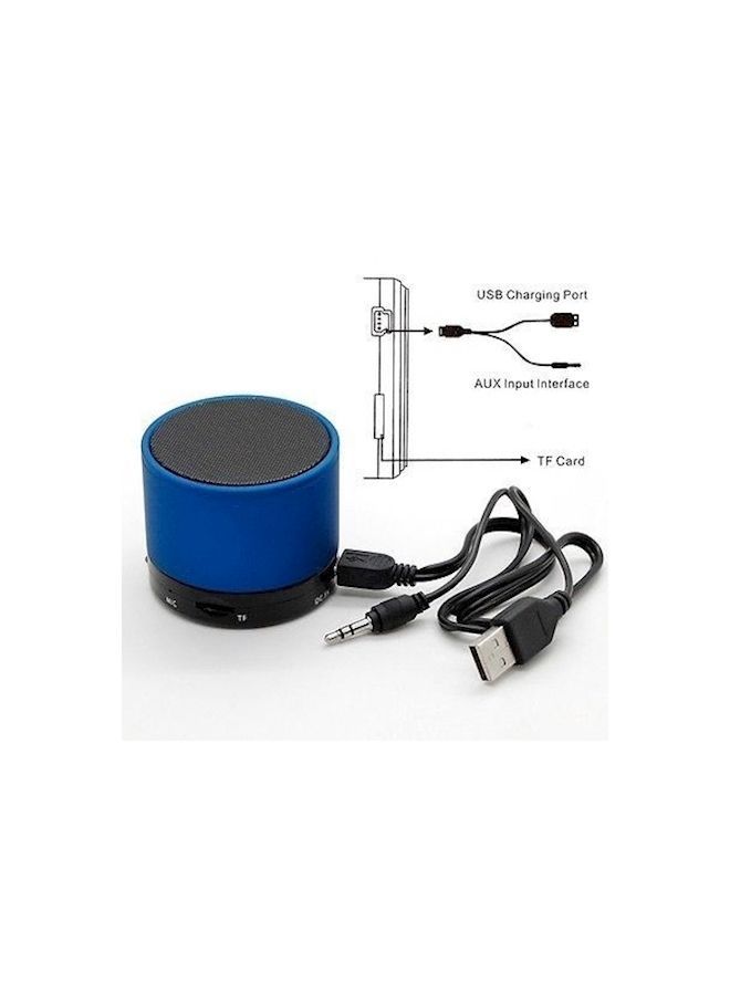 Mini Wireless Multimedia Speaker Blue