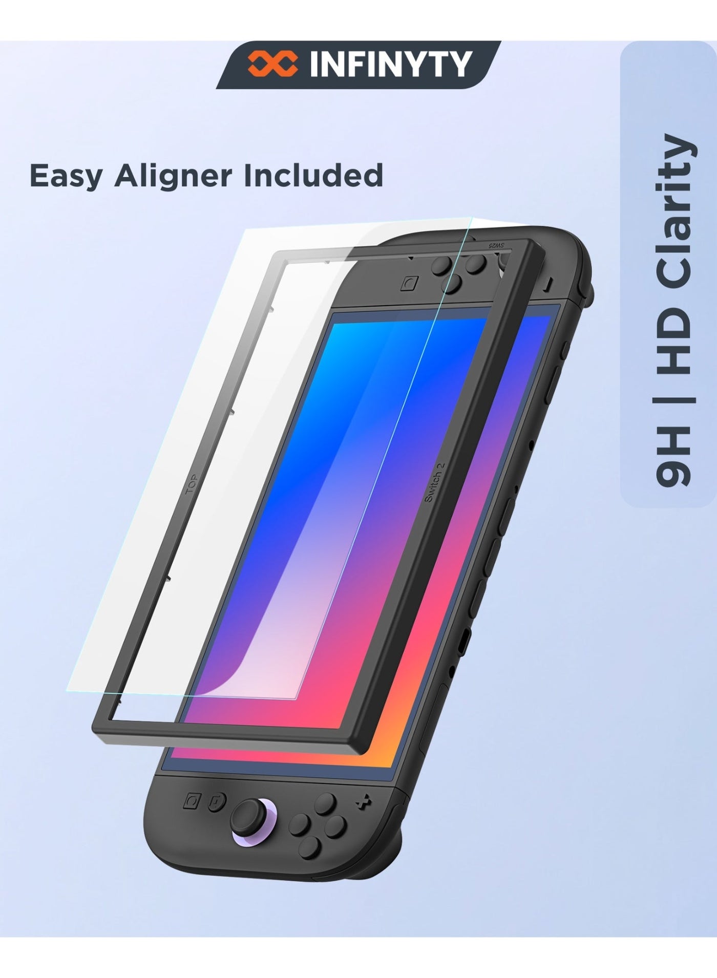 Compare Nintendo Switch 2 HD Clear Screen Protector with Aligner for Easy Installation, 9H Hardness for Drop Protection, AntiFingerprint Oleophobic Coating, UltraClear HD Display, EdgetoEdge Coverage, Tested Durability, WaterResistant Layer at KSA Price