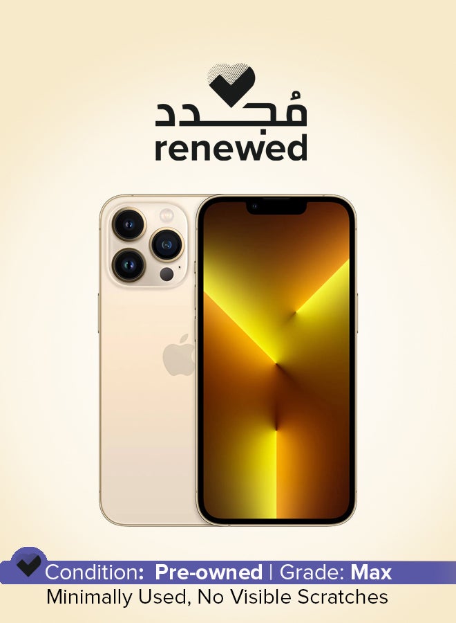 Compare Renewed  iPhone 13 Pro 128GB Gold 5G With Facetime  International Version at KSA Price