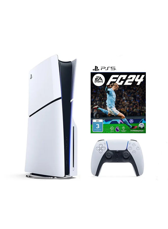Compare PlayStation 5 Console Disc UAE Version With Controller and EA Sports FC 24  New Model 2023 at KSA Price