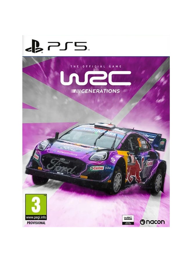 Compare PS5 WRC Generations  The FIA WRC Official Game PEGI  playstation_4_ps4 at KSA Price