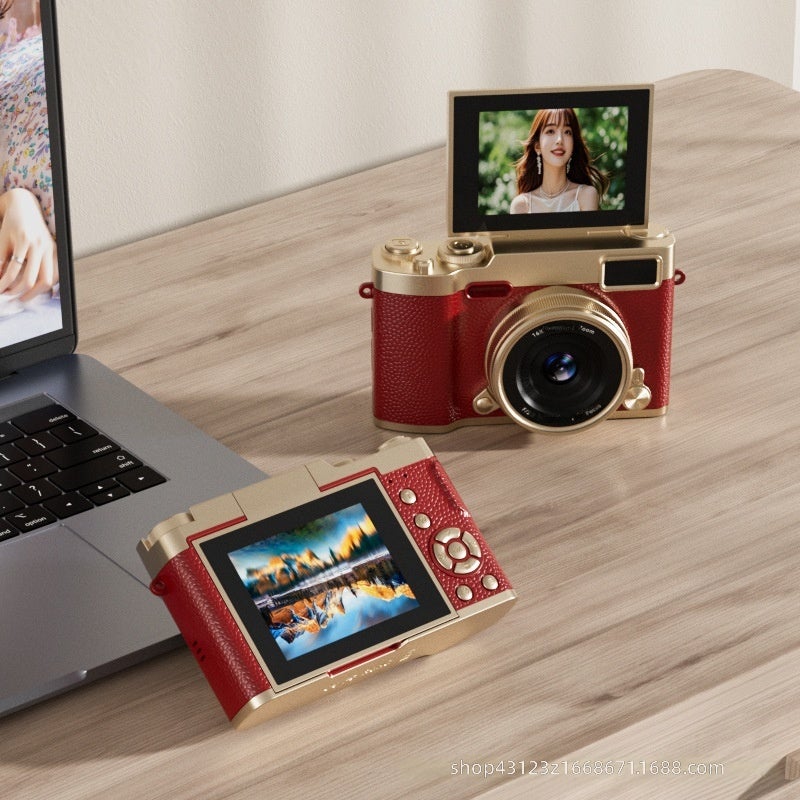 CCD Digital Camera 68MP HD Dual Lens Selfie…