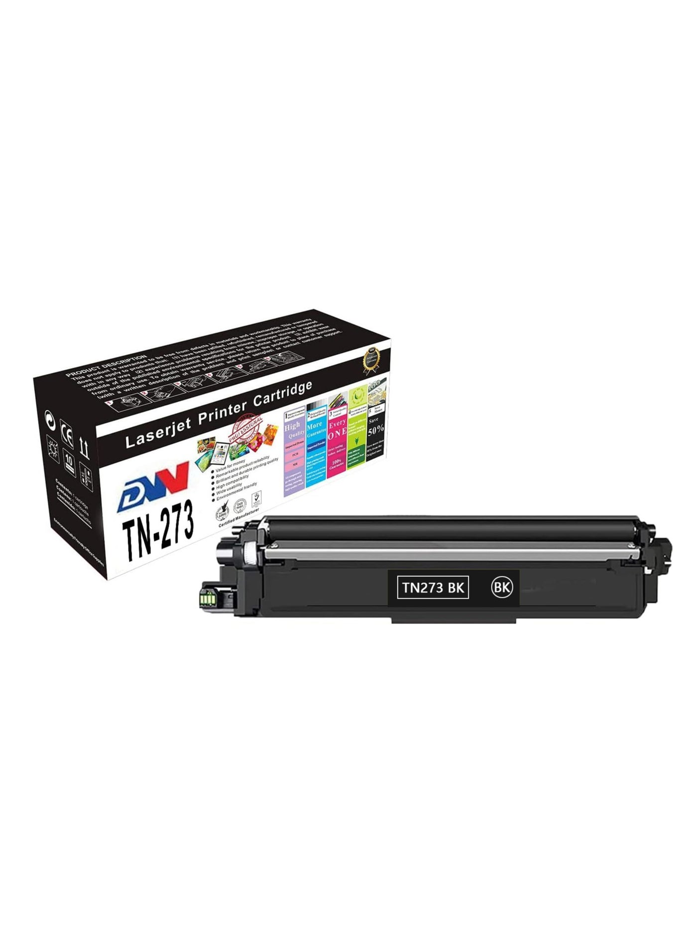 1-Black Compatible Toner Cartridge Replacement for…