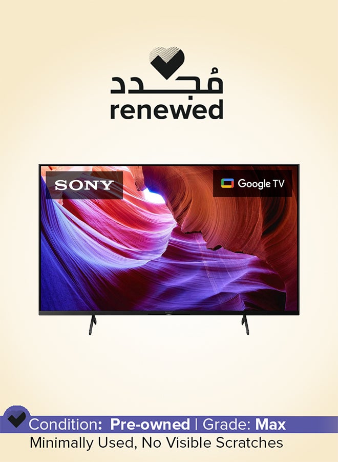 Compare Renewed  43 Inch LED X85K 4K Smart TV 120 Hz 43X85K black at KSA Price