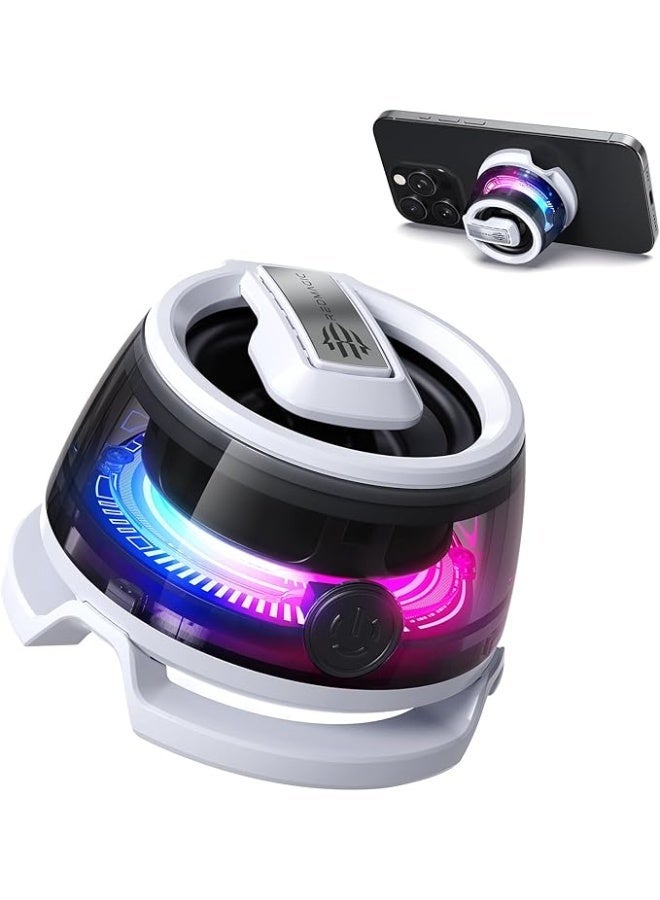 Compare RedMagic Magnetic Bluetooth Wireless Speaker – Wireless Portable Speaker with Bluetooth 5.3, RGB Lights, Phone Stand & Metal Mount at KSA Price