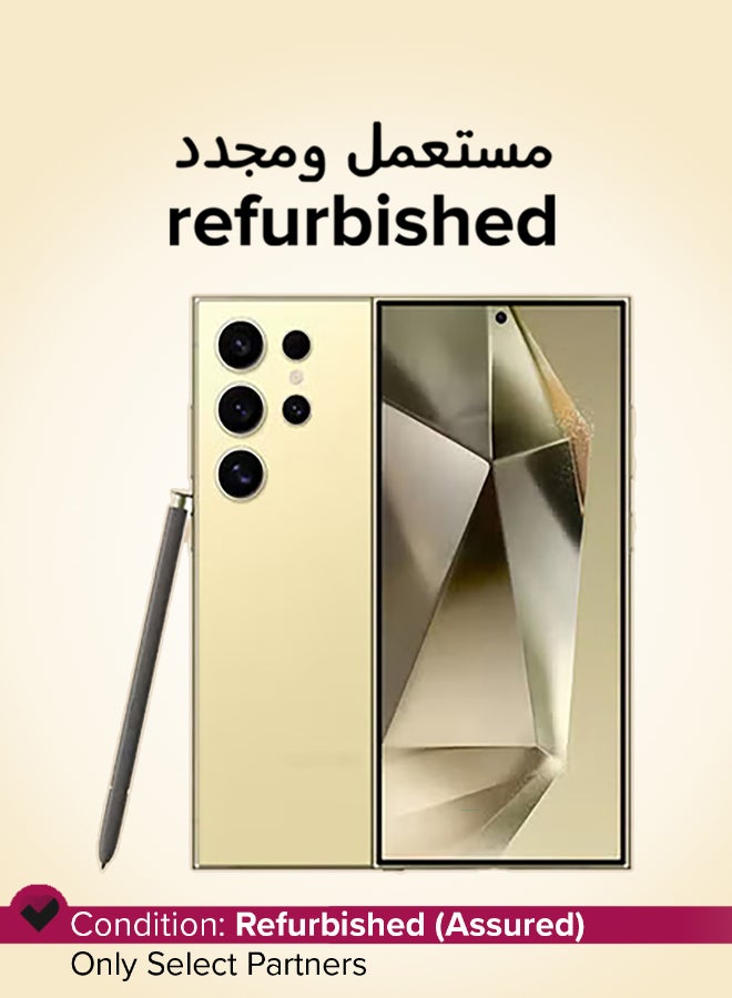 Compare Refurbished  Galaxy S24 Ultra Dual SIM Titanium Yellow 12GB RAM 512GB 5G  Middle East Version at KSA Price