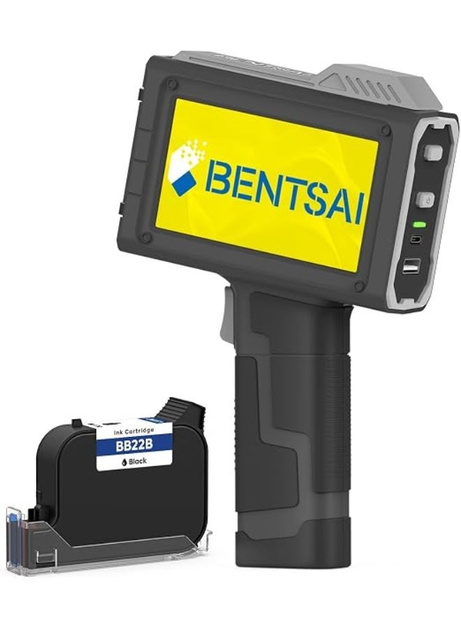 Compare BENTSAI BTHH6205B Handheld Inkjet Printer, 0.5 Inch Print Height, 16H Battery at KSA Price