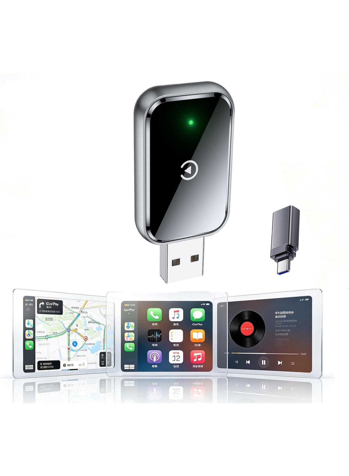 Wireless CarPlay Adapter for Carplay & Android,…