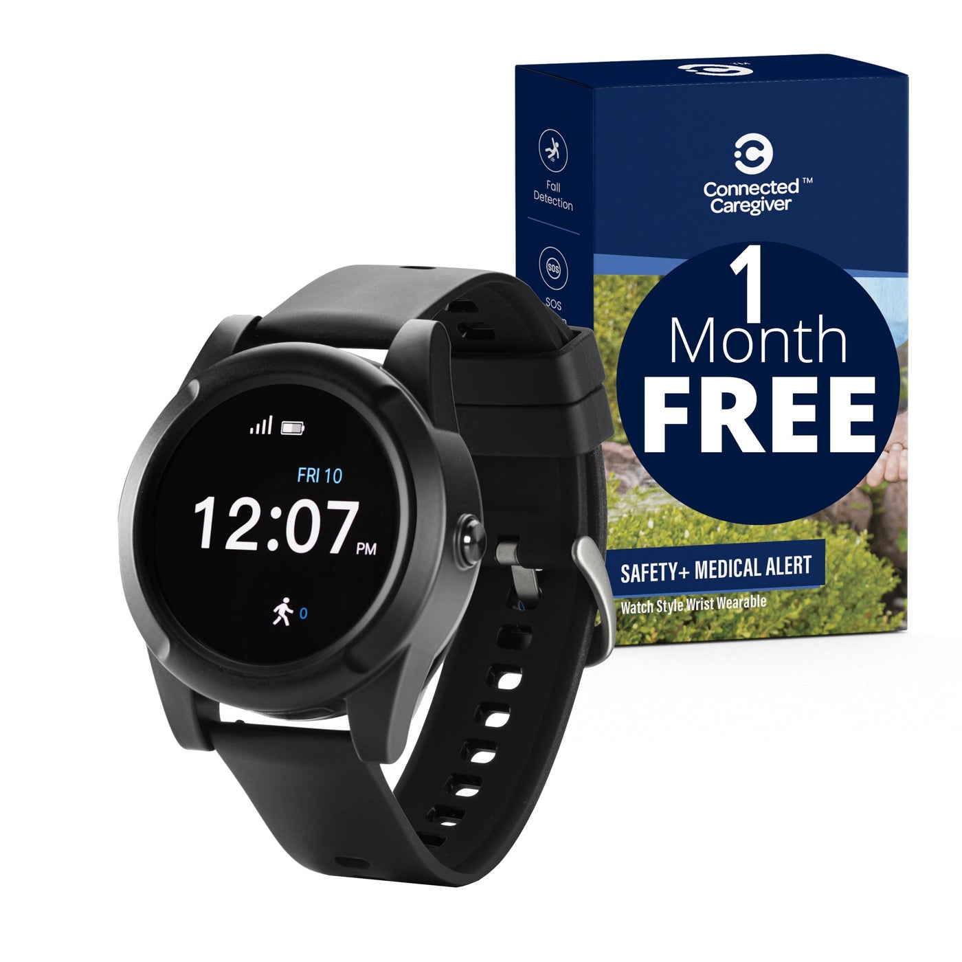 Compare Connected Caregiver Safety+ 4G Medical Alert System for Seniors: Smart Watch, Fall Detection, 247 Monitor, WiFi Locate, SOS Button, Small, Lightweight, Call to Activate at KSA Price